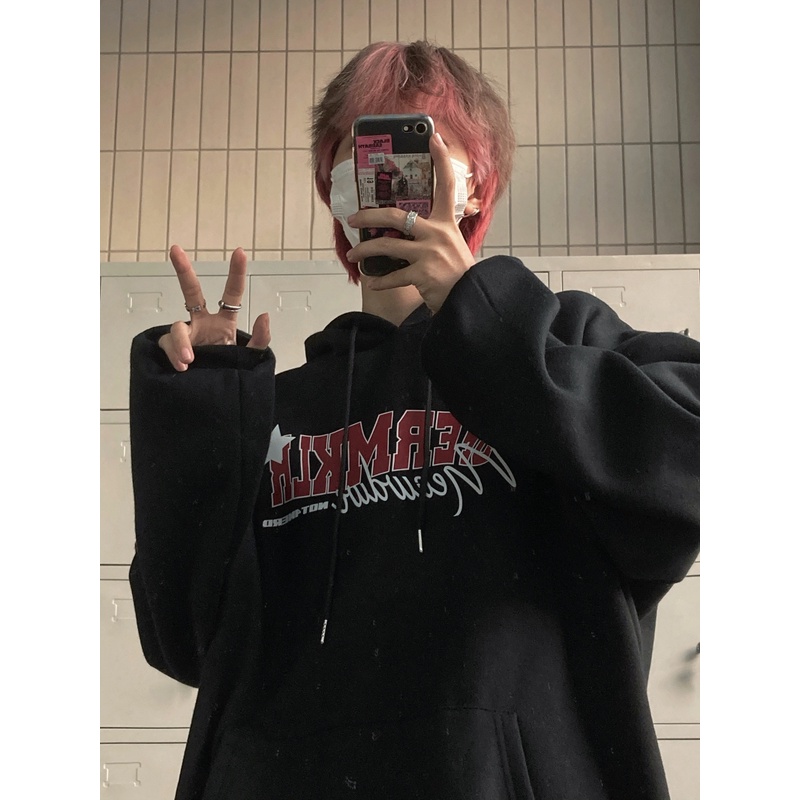 Áo hoodie nam nữ form rộng Yinxx phong cách Unisex vải nỉ bông dày dặn HD35