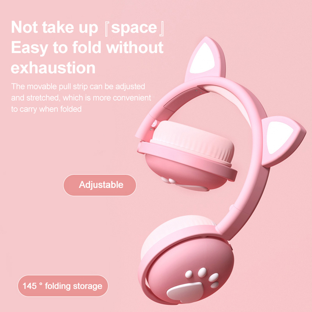 Tai nghe chụp tai không dây bluetooth BK1 chống tiếng ồn hình tai mèo đáng yêu tích hợp micro cao cấp | BigBuy360 - bigbuy360.vn