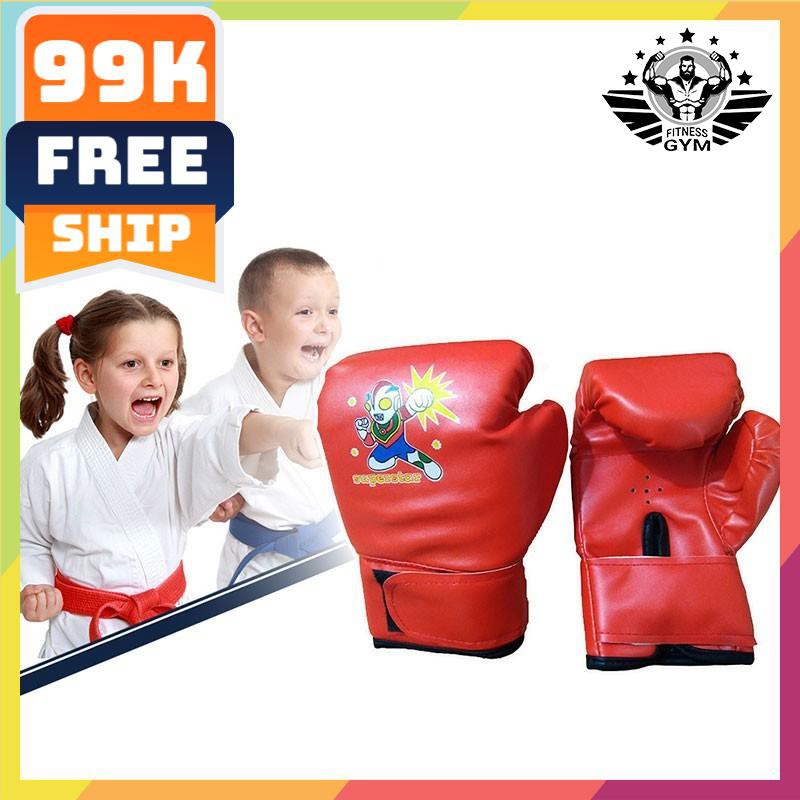 FREESHIP🎁 Găng tay đấm bốc trẻ em ⚡giá rẻ⚡ Găng tay boxing trẻ em tập võ | hn & tphcm