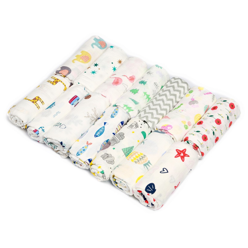 Chăn cotton phủ xe đẩy/làm thảm lót dành cho trẻ em vui chơi
