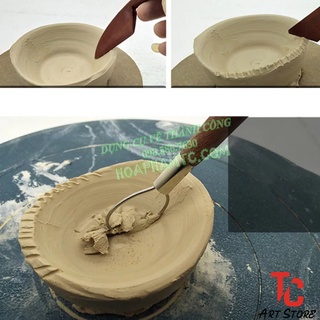 Bộ tạc tượng đất sét (5 cây, bằng gỗ)