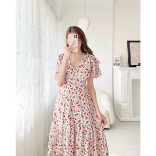 ĐẦM HOA ĐUÔI CÁ CỔ V