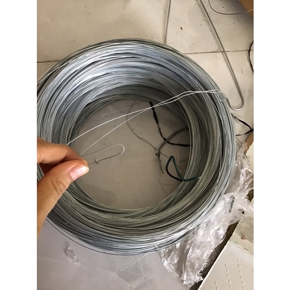 1 kg dây thép mạ kẽm 0,5 li buộc đồ làm hoa giấy…