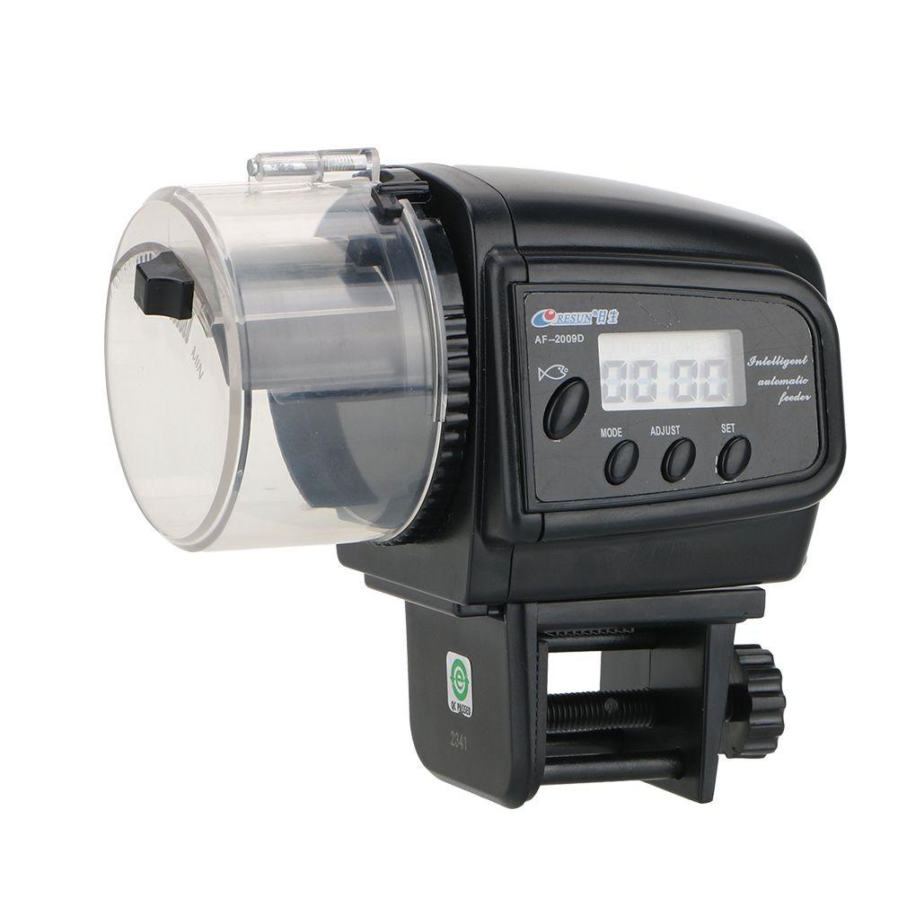 Khay Đựng Thức Ăn Tự Động Cho Cá Có Màn Hình LCD