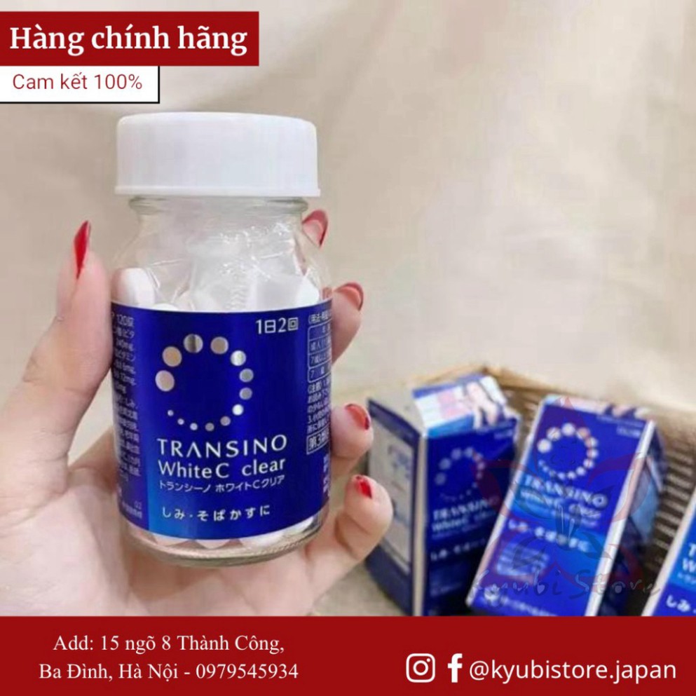 [Nhật nội địa] Viên uống trắng da Transino White C Clear Nhật Bản