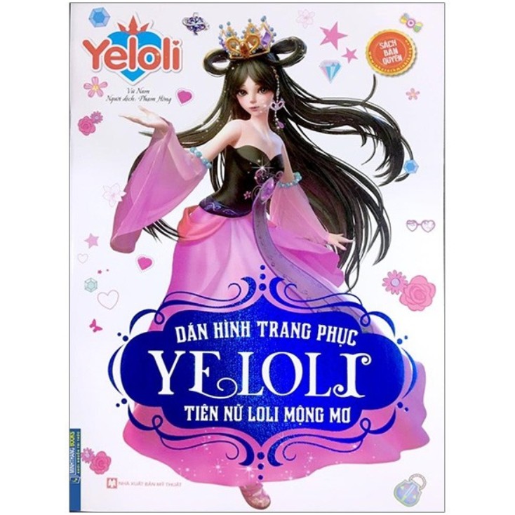 Sách - Dán Hình Trang Phục Yeloli - Tiên Nữ Loli Mộng Mơ