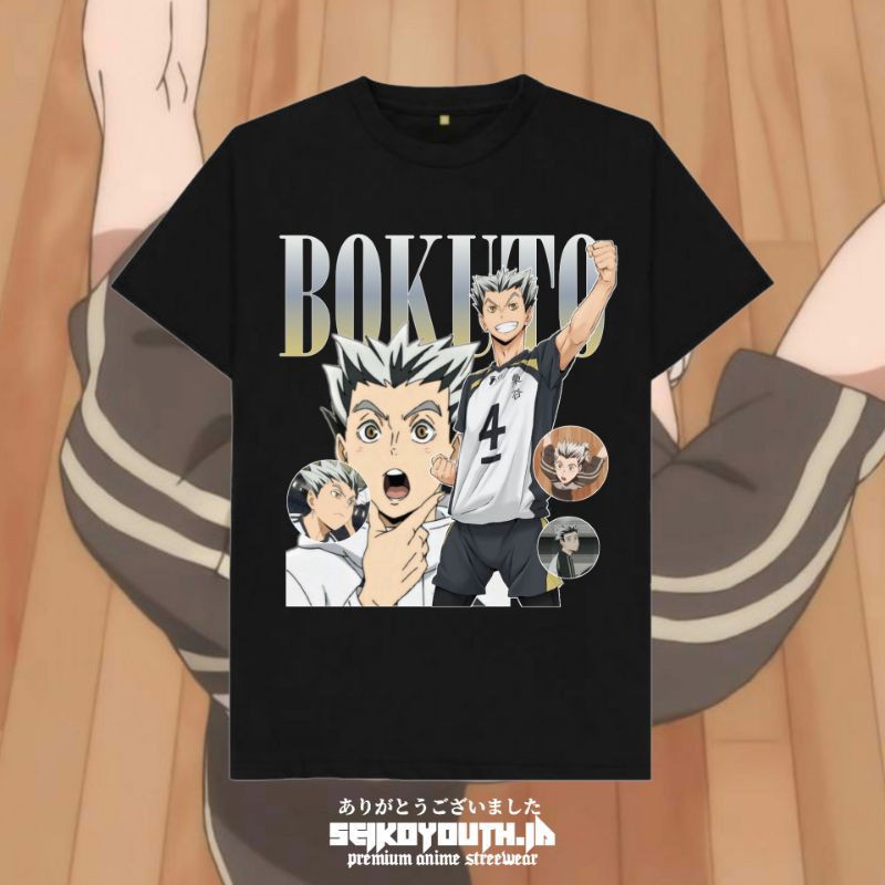 HOT🔥 Áo Phông Haikyuu Anime T-Shirt "Bokuto" mẫu mới cực chât