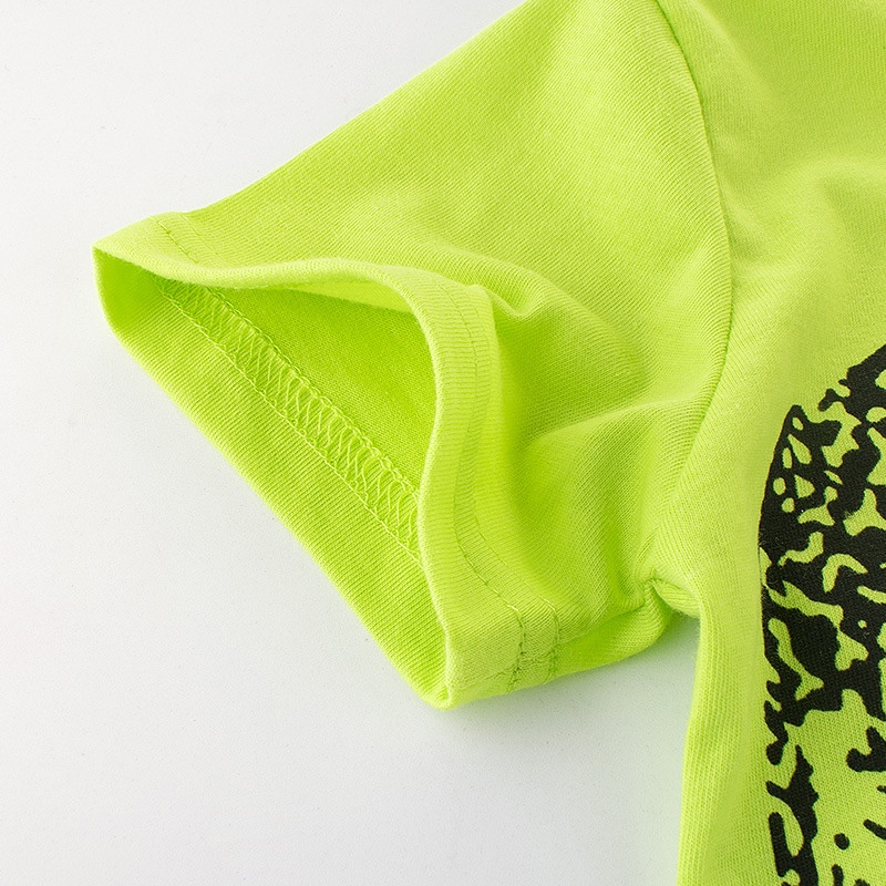 Áo thun IELGY tay ngắn in hình khủng long bạo chúa đơn giản thời trang hàn quốc