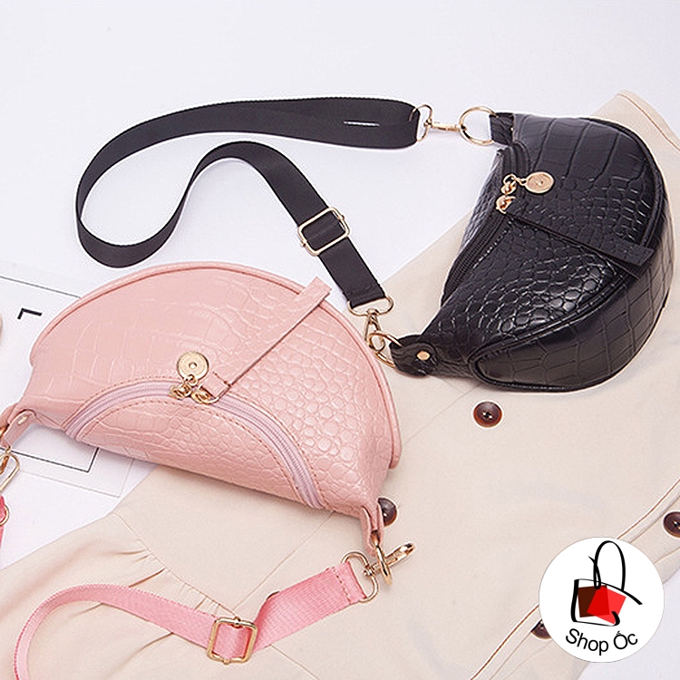 (NEW) TÚI ĐEO CHÉO BAO TỬ DÁNG ĐEO HÔNG SIÊU HOT E325