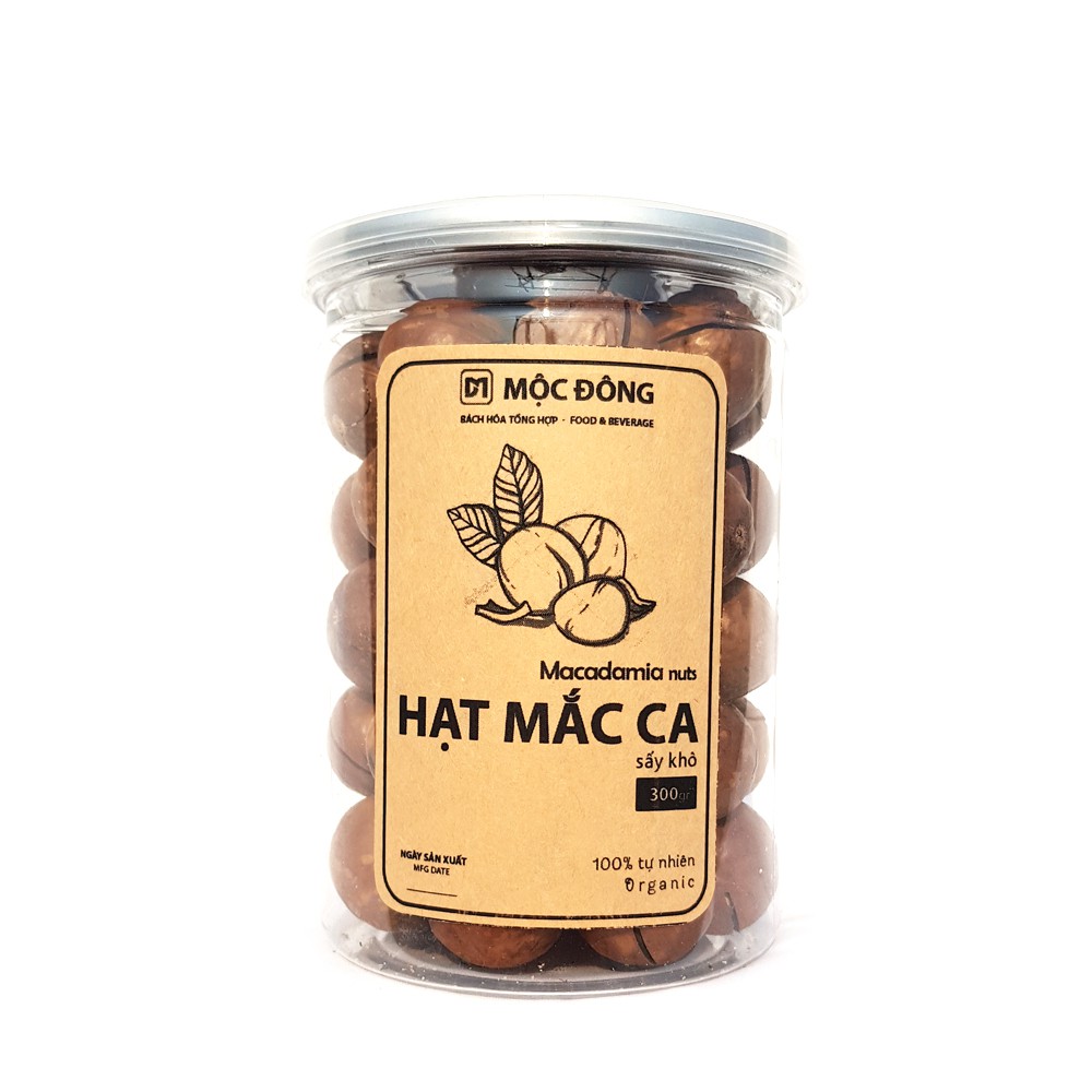 Hạt Mắc Ca sấy khô hộp 400gr tốt cho sức khỏe tim mạch, não bộ, tiêu hóa, xương, giảm cân và chống oxy hóa