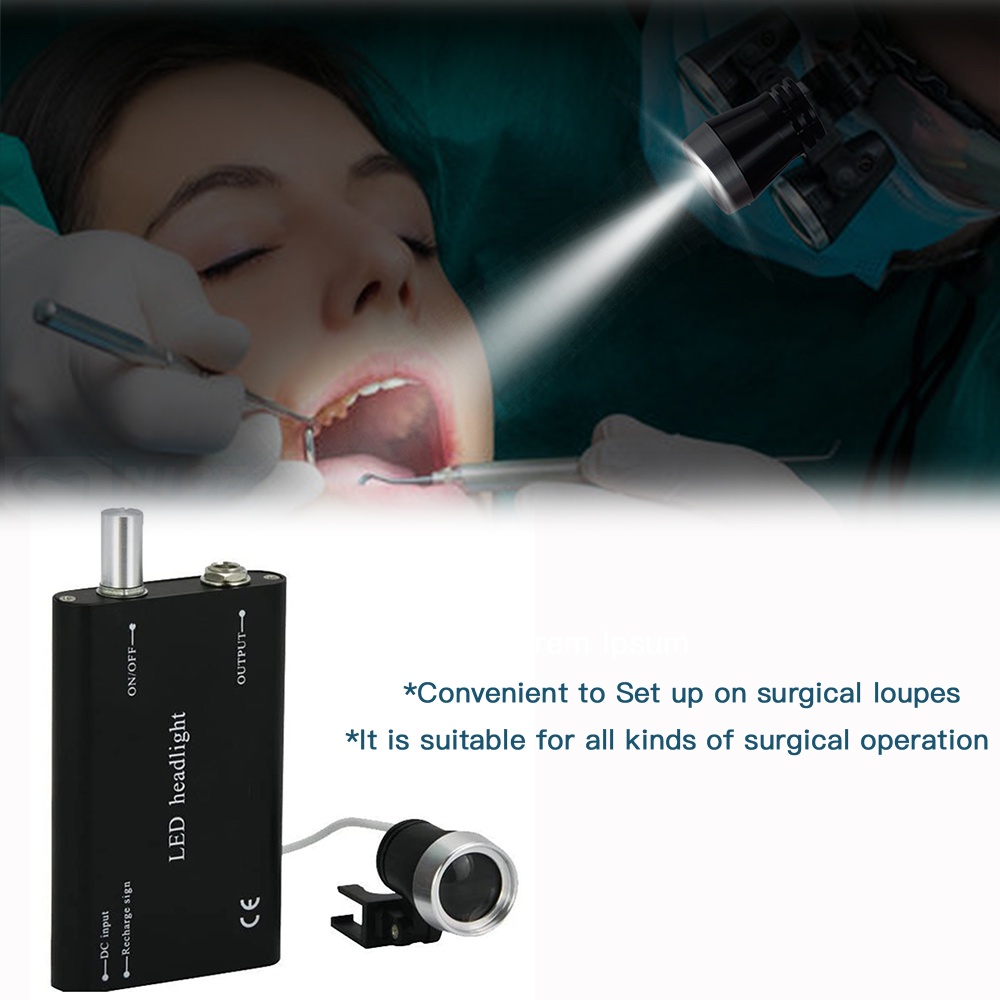 Đèn Pha LED Có Ống Nhòm Phóng Đại Chuyên Dụng Cho Nha Khoa