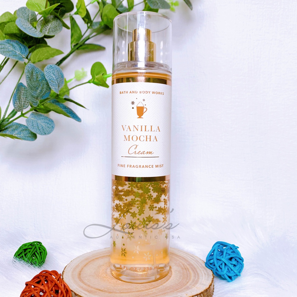 VANILLA MOCHA CREAM - Xịt thơm toàn thân Bath & Body Works Mỹ