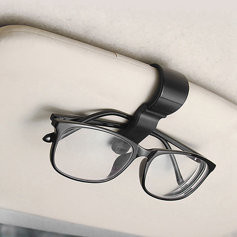 Black Car Auto Sun Visor Glasses Sunglasses Card Ticket Holder Clip