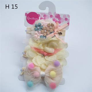 Set phụ kiện băng đô nơ xinh cho bé set 3 cái