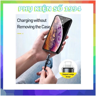 Cáp sạc 2 đầu sạc siêu nhanh pd 60w type-c to type-c, iphone baseus