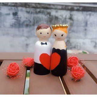 Búp bê gỗ trang trí