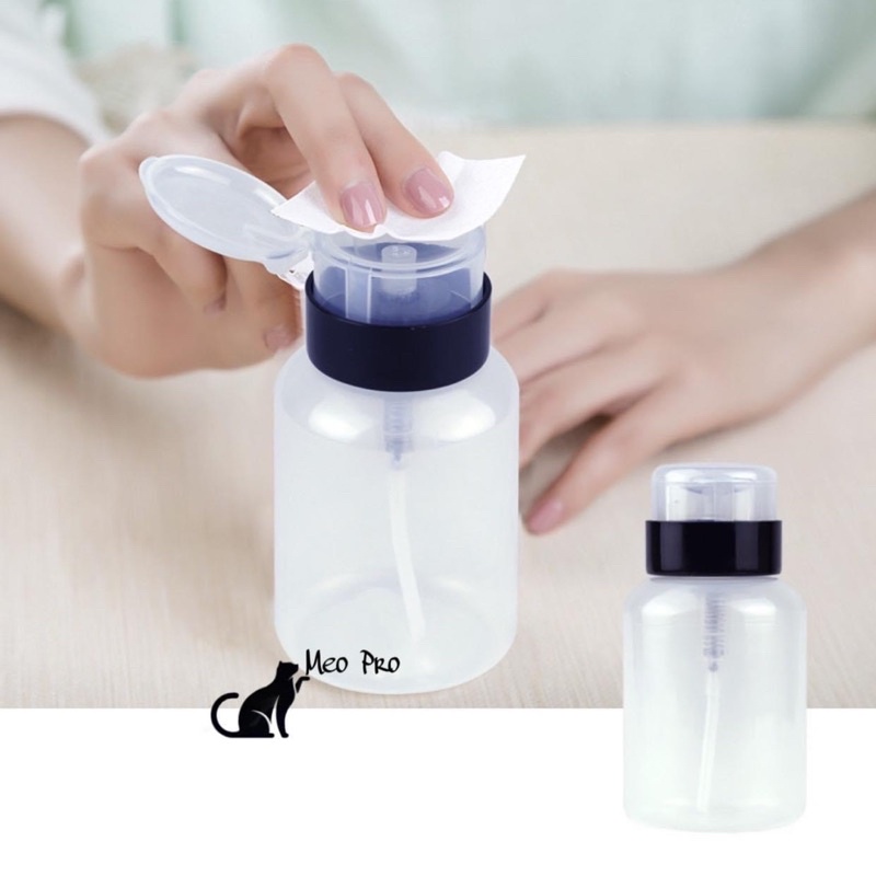 Bình đựng axiton , nước lau gel