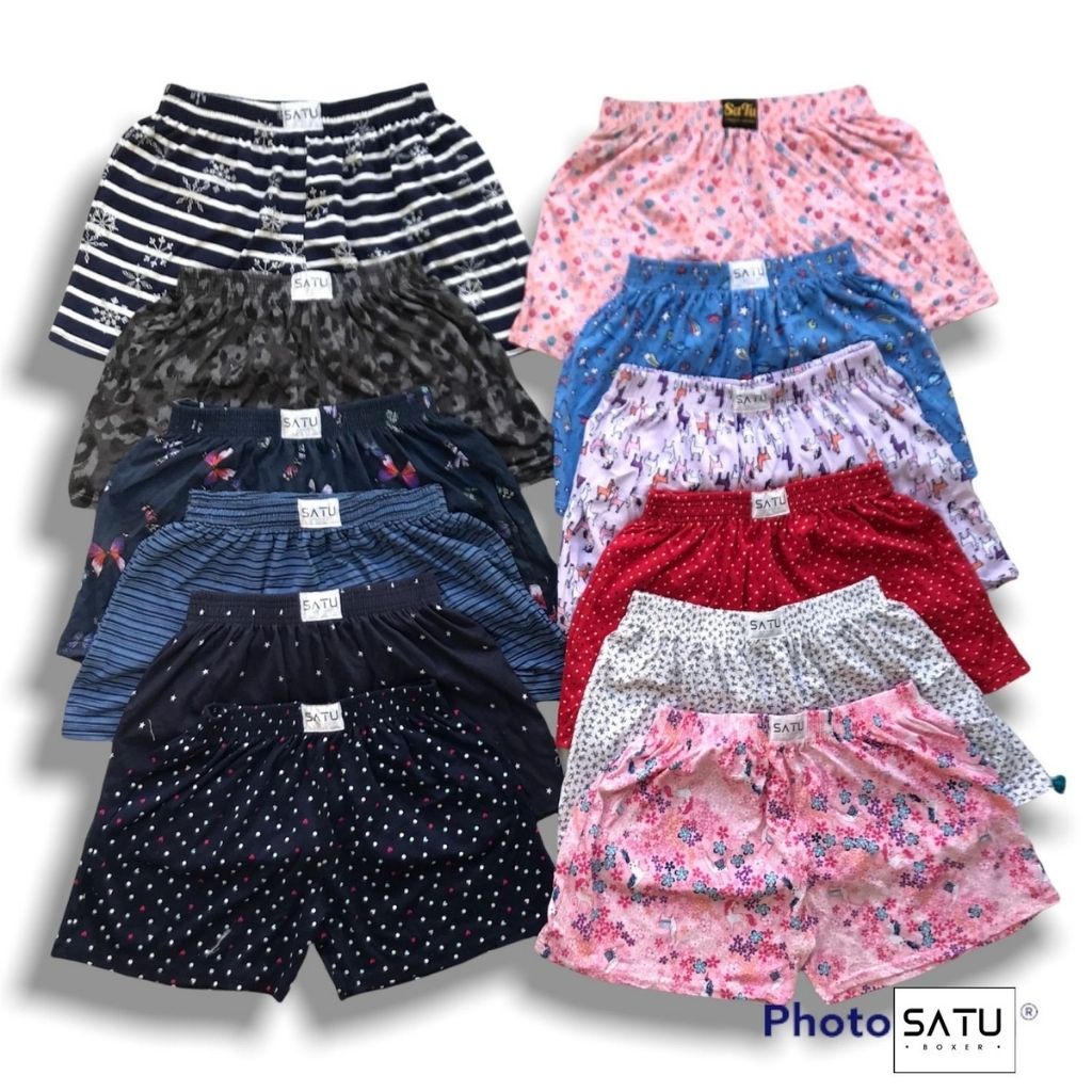 Quần Đùi Nam Nữ Mặc Nhà Tắm Biển Quần Ngủ SATU Vải Thun Cotton Co Giãn Thoải Mái Thoáng Mát