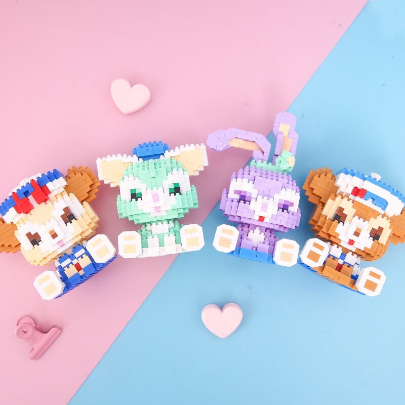 SẴN Lego xếp hình tự lắp ráp mô hình hoạt hình Desnep Mickey Donald dusk Minnie