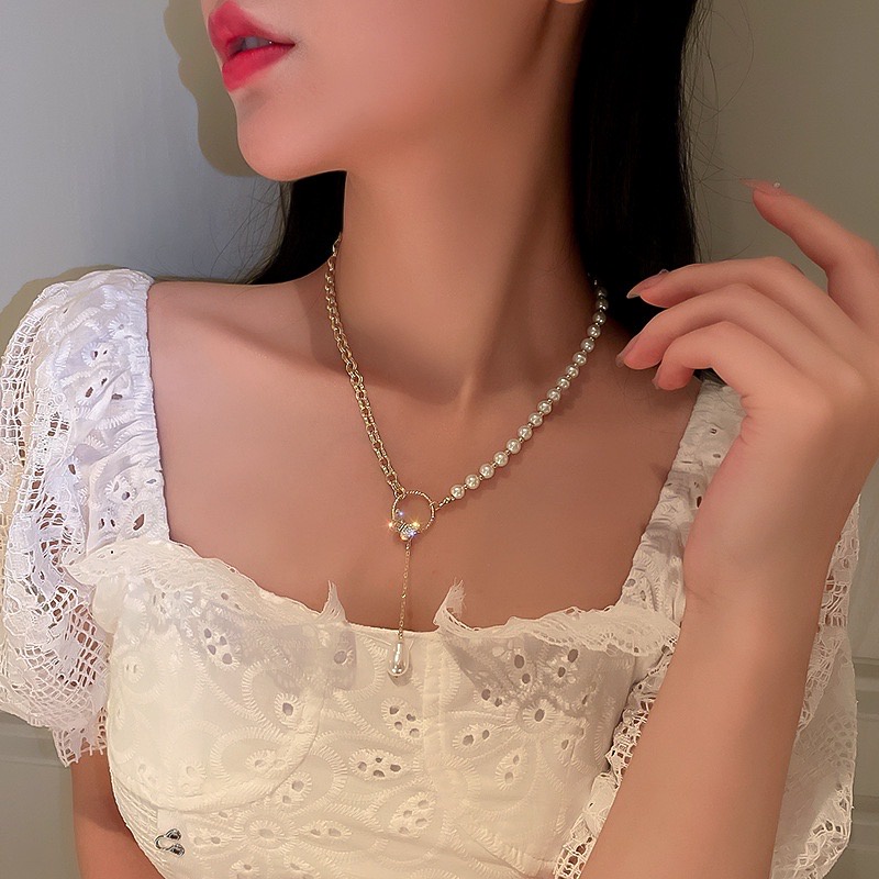 Vòng Cổ Dây Chuyền Hàn Quốc Mặt Hình Bướm Đính Đá Siêu Đẹp Mainia Shop