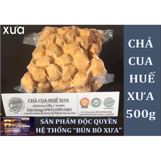 CHẢ CUA HUẾ XƯA 500g, thơm ngon,chất lượng,an toàn.[CÓ CHỨNG NHẬN AN TOÀN]