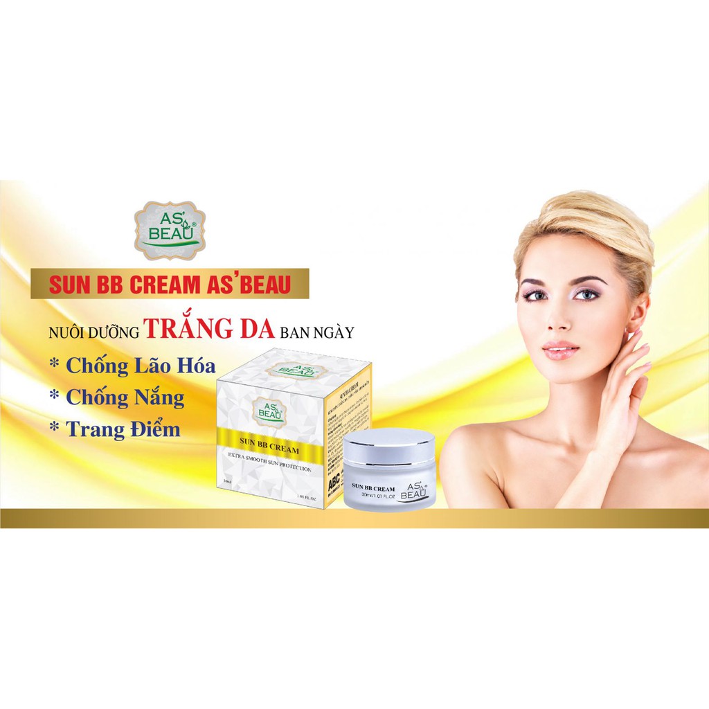 Kem Dưỡng Trắng Da - Chống Nắng- Trang Điểm - AS' BEAU