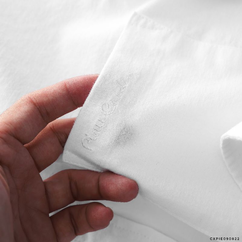 Trắng Pierrecardin xuất Hàn vân chéo sang trọng