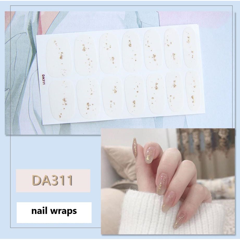 Miếng Dán móng tay Nghệ thuật Phong cách Hàn Quốc Nail Stickers Nails Art Giáng Sinh Noel