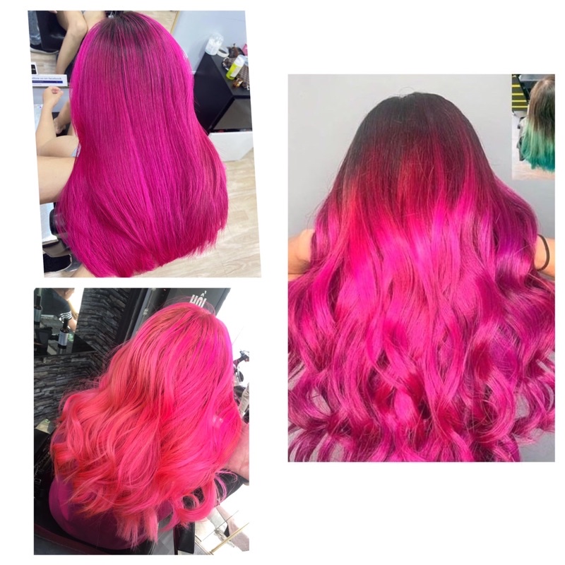 Tuýp Thuốc Nhuộm Tóc Màu Pink Hồng Tplus 0.65 Hair Dye Color Cream