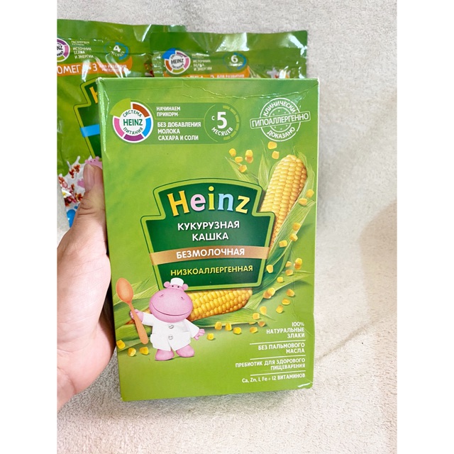 [HÀNG NGA BAY AIR-BILL] Bột ăn dặm Heinz Nga 250gram.