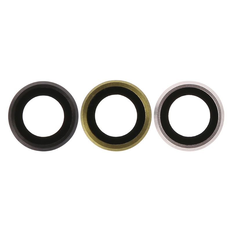 Nắp Đậy Ống Kính Máy Ảnh Kèm Khung Kim Loại Cho Điện Thoại Iphone 6 Plus 5 5 Inch