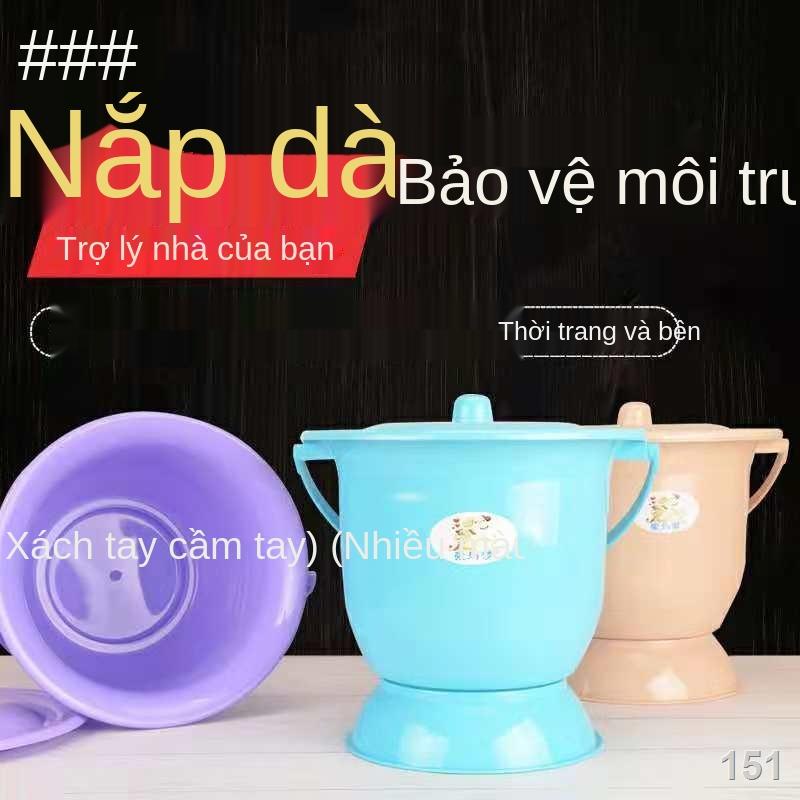 QDày nhà vệ sinh trẻ em hộ gia đình phụ nữ có thai có nắp xô nước tiểu người lớn ống nhổ người già bồn tiểu trẻ em bô ti