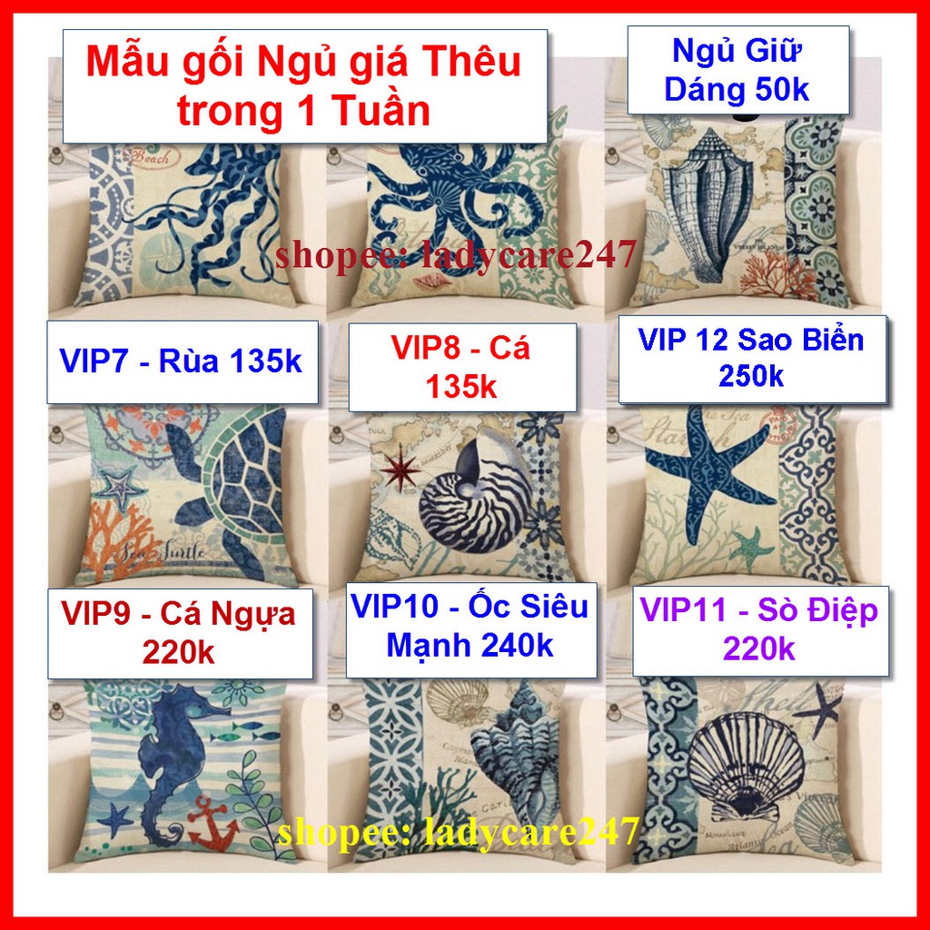 Gối hoa văn 7-15 Thái Lan