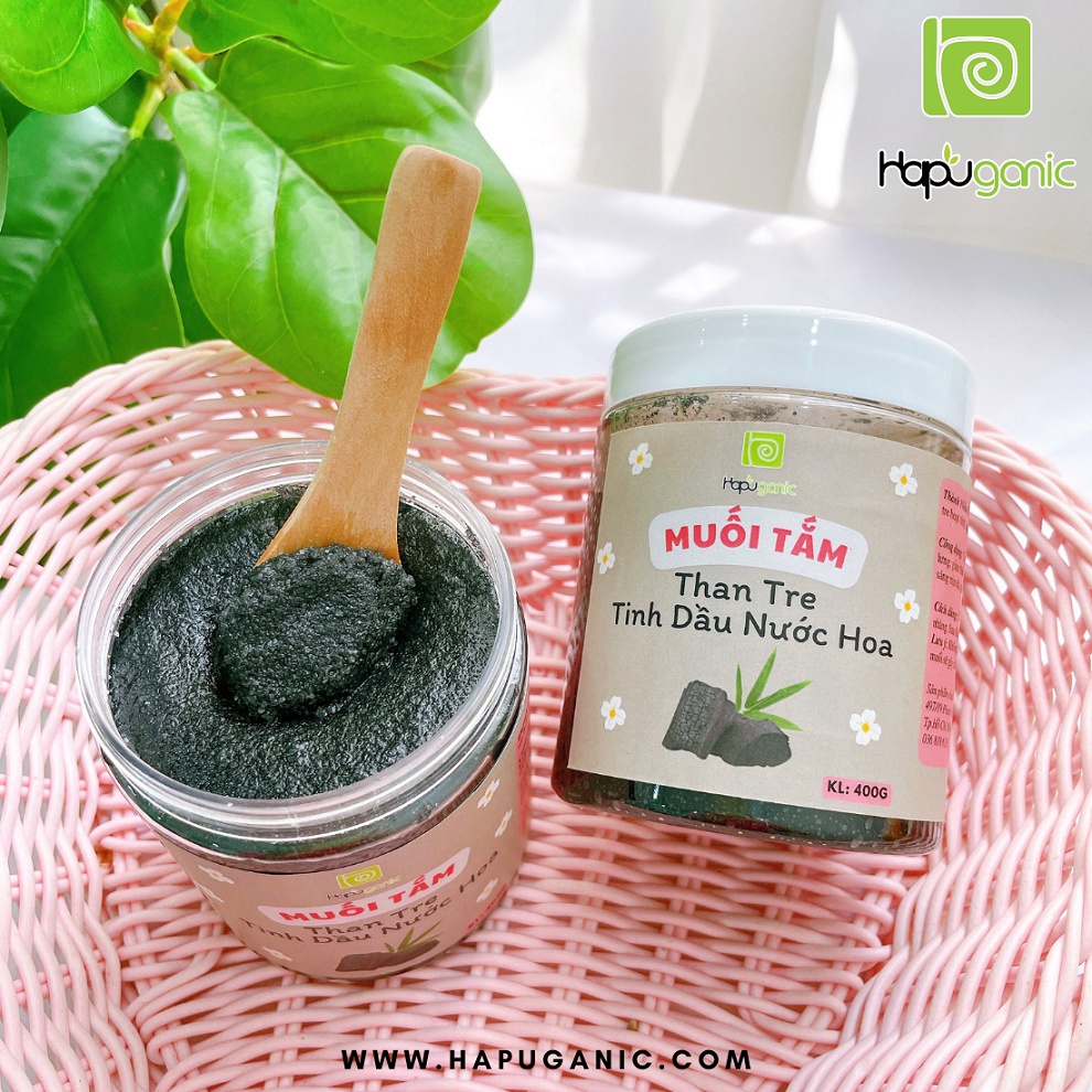 Muối Tắm Tẩy Da Chết Toàn Thân Bath Salt Scrub 400g HaPu Organic