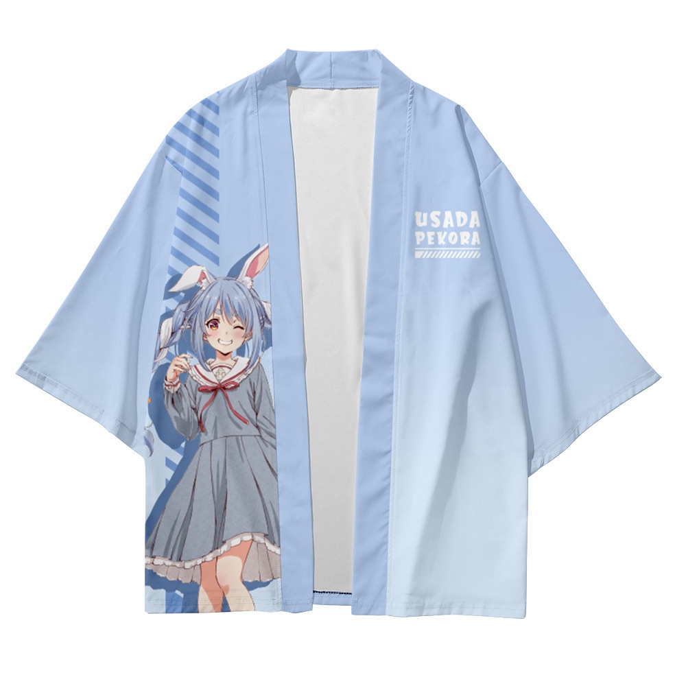 Mới Trang Phục Kimono In Họa Tiết Anime Thỏ Pekra
