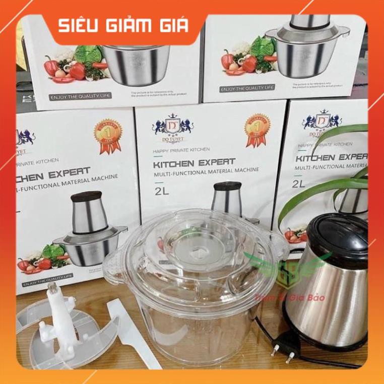 Siêu sale -  Máy Xay Thịt Đa Năng ⚡️ CHÍNH HÃNG ⚡️Máy Xay Đa Năng KITCHEN 2L Bảo Hành 12 Tháng . .HCM