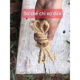 1 mét sợi xơ dừa đơn 4-6mm