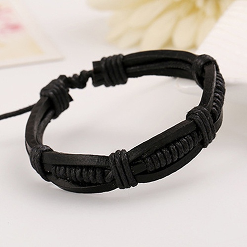 Vòng tay giả da phong cách Vintage