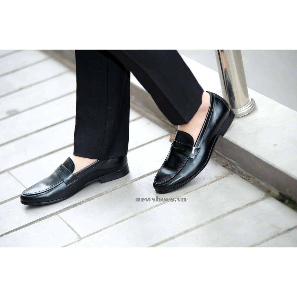 GIÀY DA NAM - DA BÒ THẬT 100% NS070D