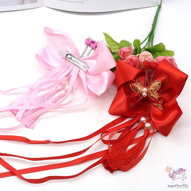 Cài tóc kiểu cách mới lạ từ Trung Quốc đại lục vải satin