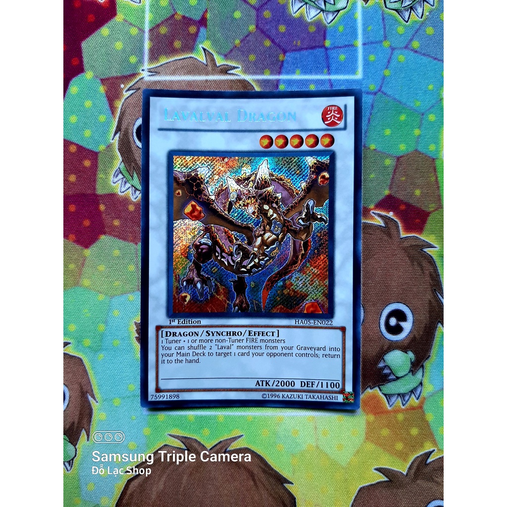 Thẻ Bài Yugioh Monster Lavalval Dragon