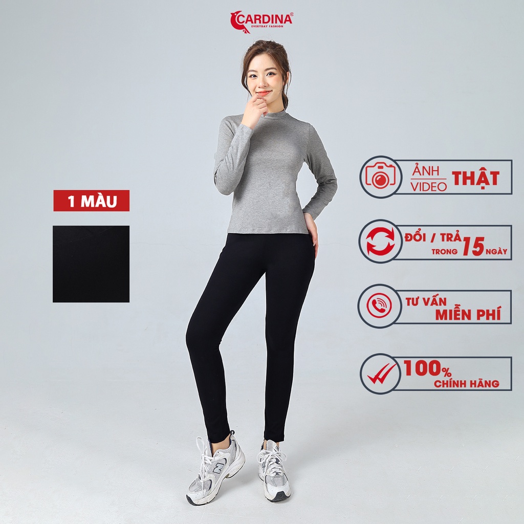 Quần Legging Nữ 𝐂𝐀𝐑𝐃𝐈𝐍𝐀 Chất Viscose Cao Cấp Bản Cạp Chun Co Giãn Thoải Mái Siêu Bền 2Q01 (Không Kèm Áo)