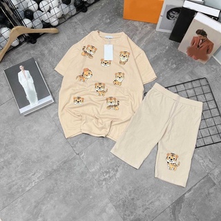 bộ Nữ - Lửng thun - Mặc nhà Sét hổ