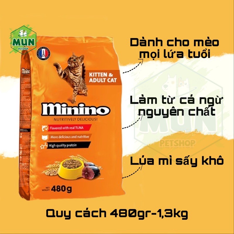 Thức ăn cho mèo Minino cam thumbnail