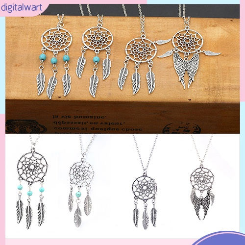 Dây chuyền hợp kim mặt dreamcatcher cá tính trẻ trung dành cho nữ