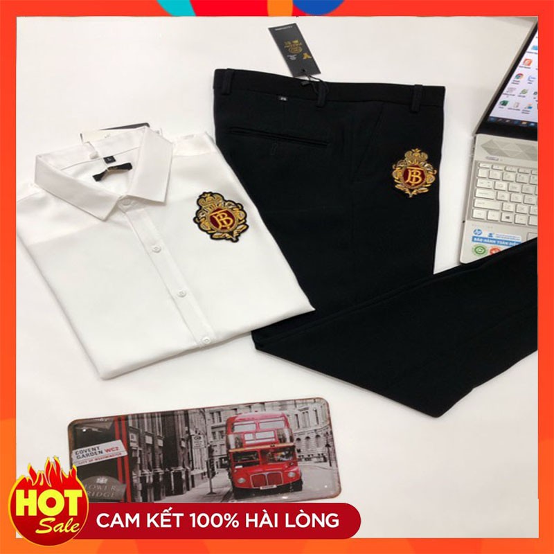 Quần Âu Đen Mác Họa Tiết Chất Liệu Chống Nhăn Tôn Dáng Tăng Chiều Cao Thể Hiện Phong Cách