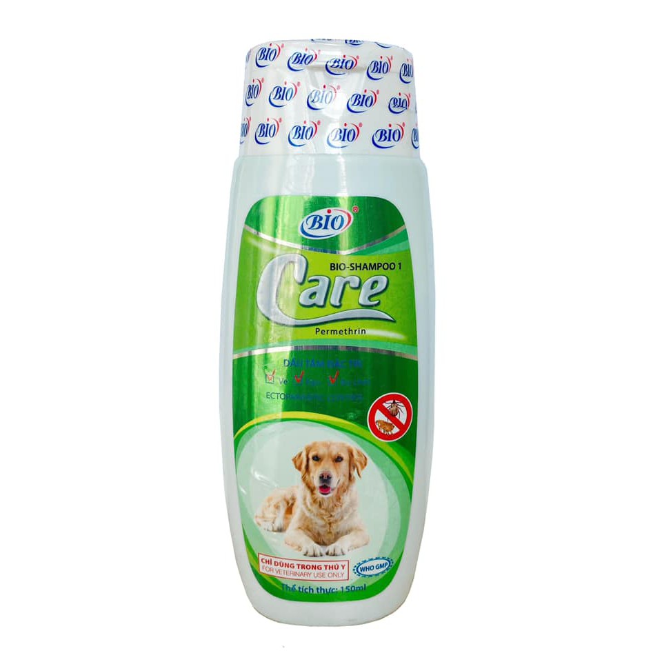 [ Hàng Chính Hãng] Sữa Tắm Bio Care Diệt Ve Rận, Bọ Chét, Khử Mùi Chó Mèo tất cả thể tích 150,200,450,500ml