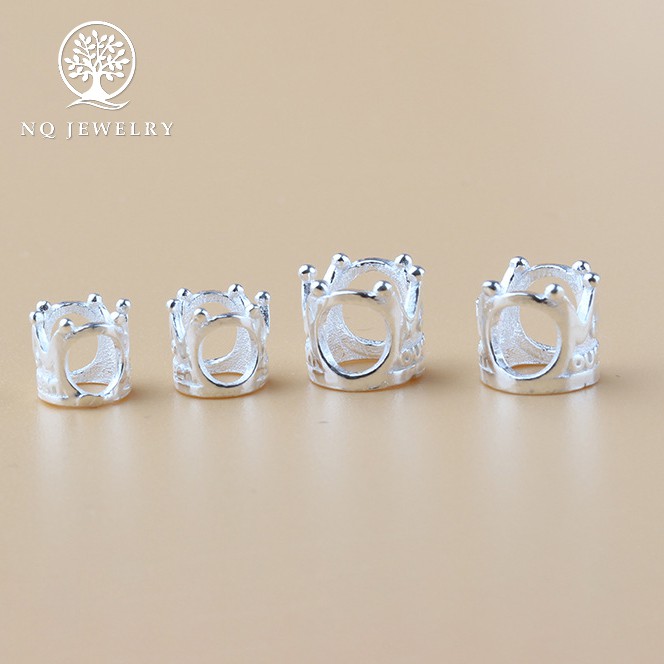 Charm bạc vương miệng hoàng gia - NQ Jewelry