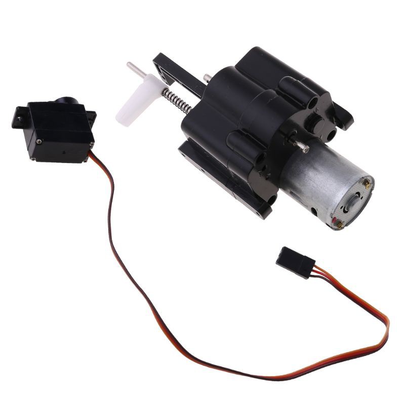 Hộp số điện nguồn 370 cho xe tải quân đội RC 1/16 WPL B1 B-1 B14 B-14 B16 B-16 B24 B-24 C14 C-14