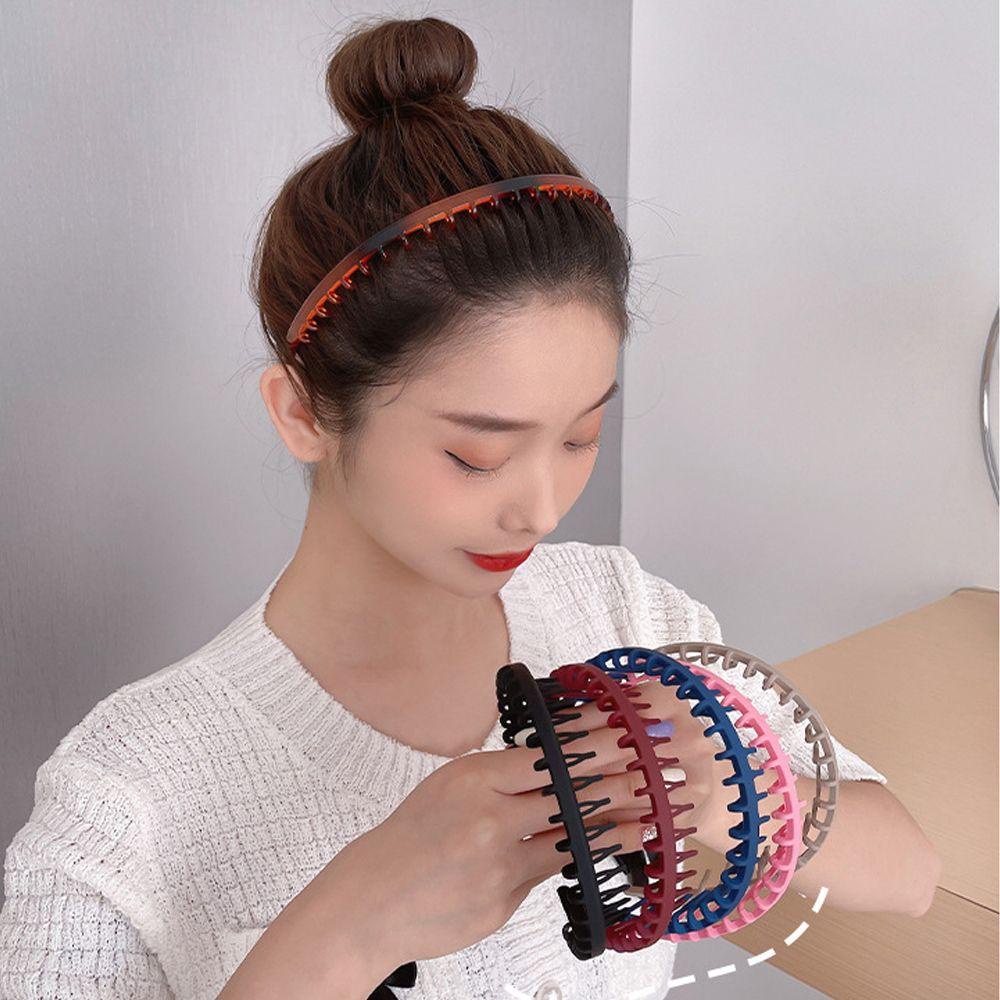 EXPEN Băng Đô Cài Tóc Răng Cưa Chống Trượt Cho Nữ